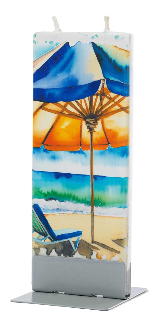 Beach Chair &amp; Umbrella on Ocean