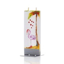 Christmas Flamingo and Palm Tree Candle